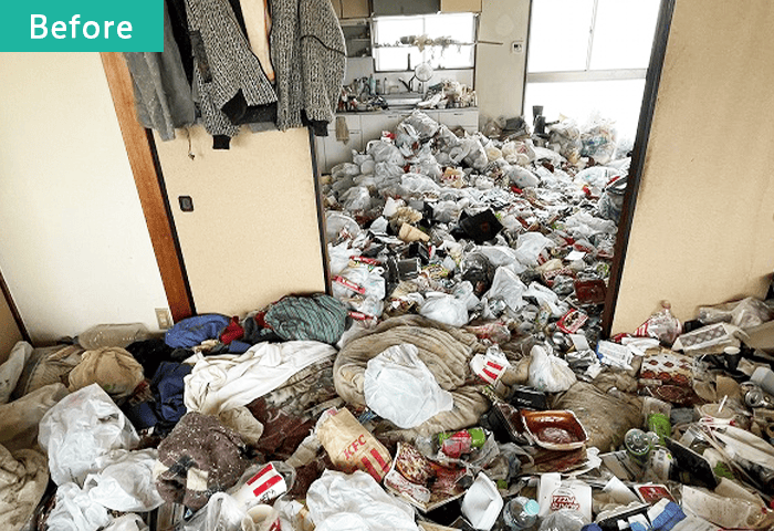 ゴミ屋敷施工前の画像