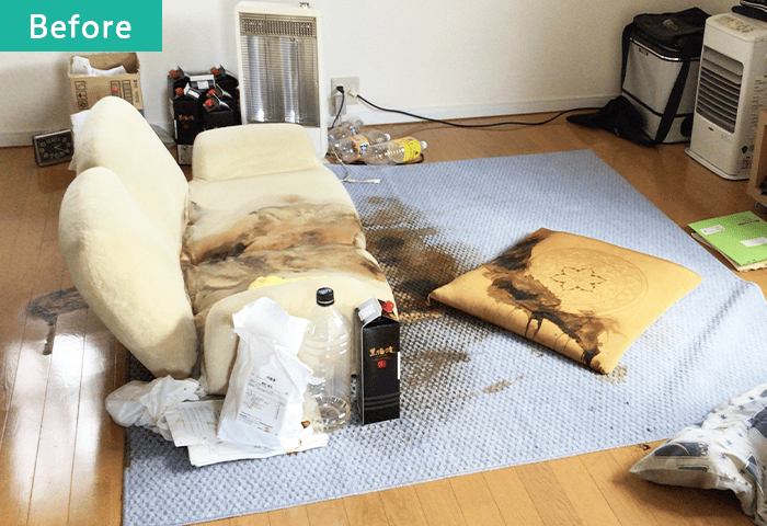 特殊清掃施工前の画像